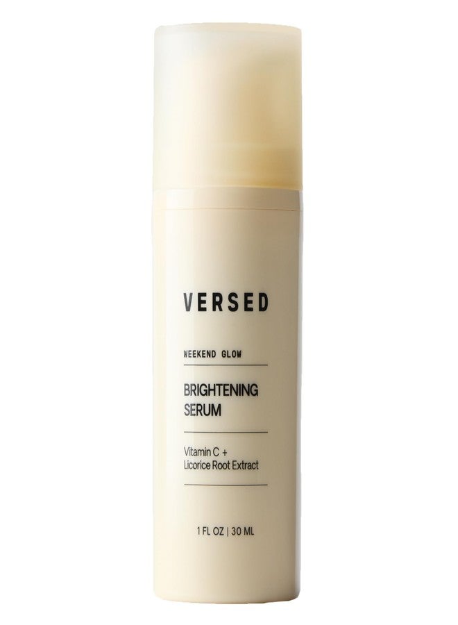 Versed Weekend Glow Vitamin C Serum for Face - Hydrating Face Serum with Niacinamide, Licorice Root & Vit C (1 fl oz) - Image 1